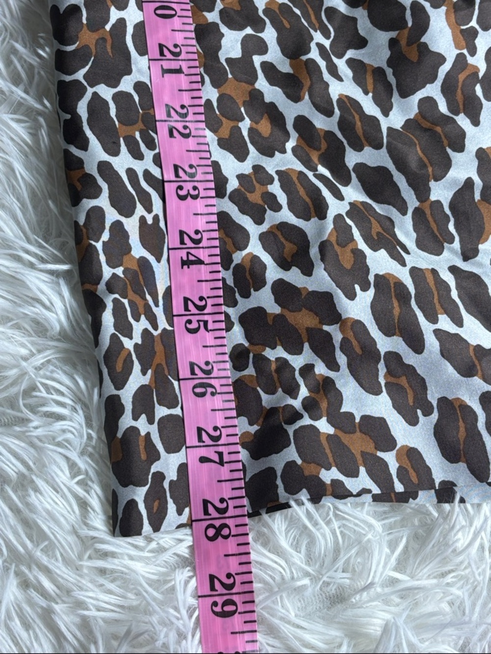 Tory Burch Brown and Cream Silk Leopard Print Peasant Blouse - Picture 7 of 9